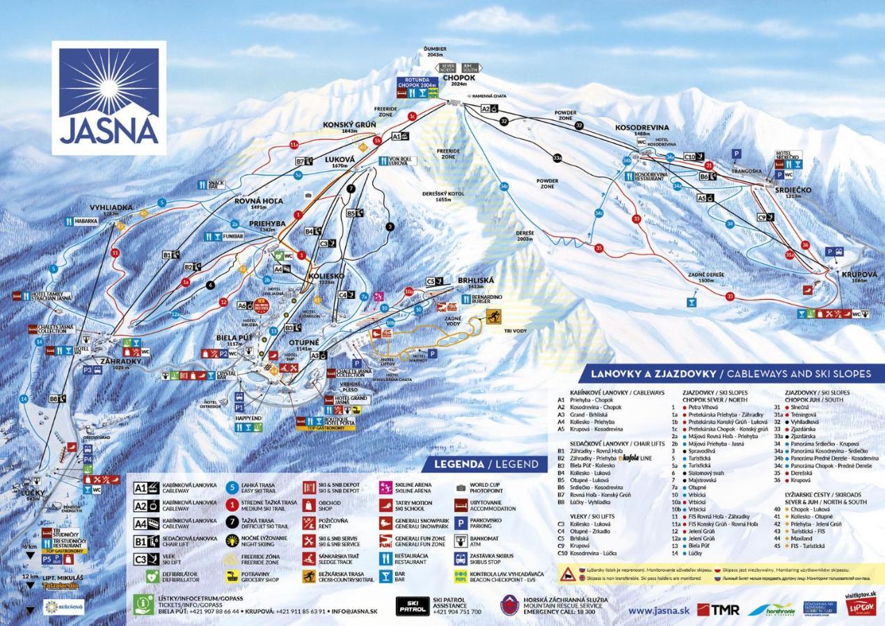 Cardinal Jasna Mountain Wellness Apartment 데마노브스카돌리나 외부 사진